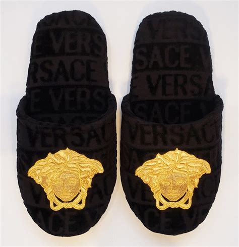 fake versace bath slippers